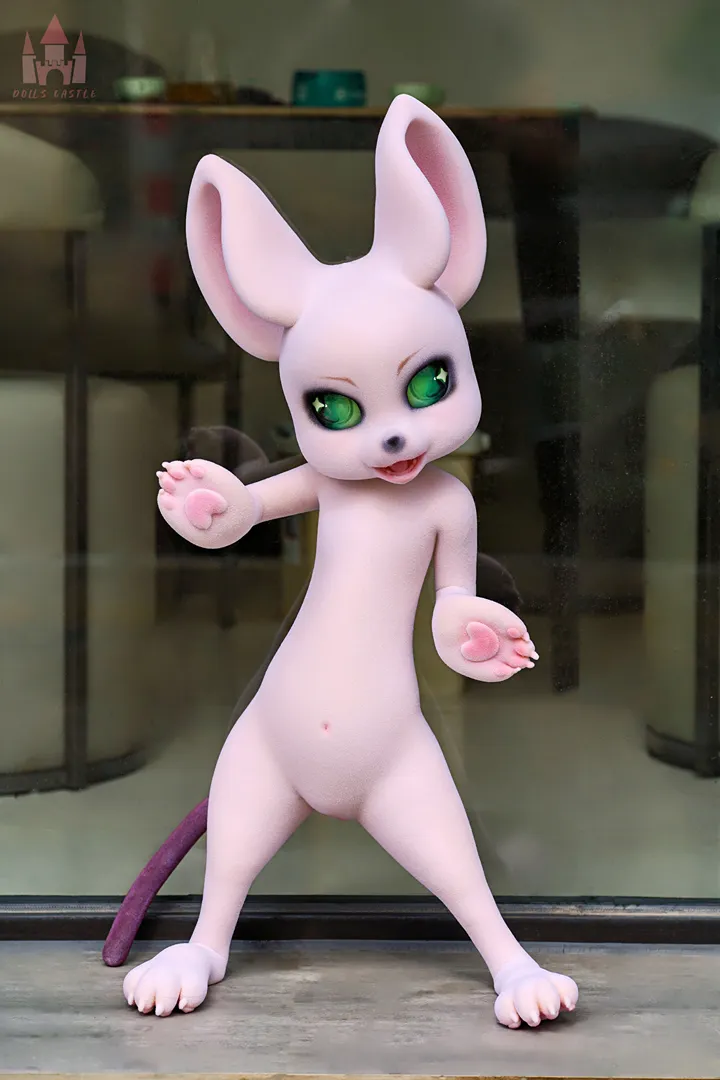 80cm (2ft7) Furry All-In-One Silicone Sex Doll Cheese Mouse with Fur
